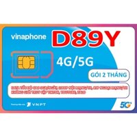 Sim 4G/5G Vinaphone D89Y (tiktok, youtube, zalo không giới hạn, data khác 3GB/ngày, 1.000 ph nội mạng, 89 ph ngoại mạng)