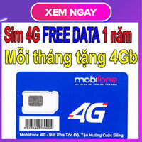 Sim 5G Mobifone MDT250A trọn gói 1 năm không cần nạp tiền, cam kết bảo hành 12 tháng