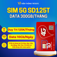 Sim 5G Viettel Data 10Gb/Ngày 300GB/Tháng Duy Trì Chỉ 125K, Sóng 5G Siêu Tốc Xem Phim Chơi Game Thoải Mái