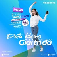 Sim 5G Vinaphone VD149 có 180GB/Tháng