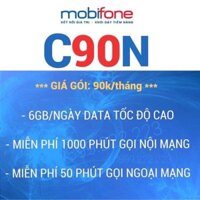 sim C90N mobifone ưu đãu 4GB/ ngày