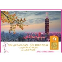SIM ĐÀI LOAN 5 NGÀY 5GB - TẶNG THÊM QUE CHỌC SIM