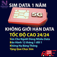SIM DATA 1 NĂM MAX BĂNG THÔNG VÀO MẠNG VÔ CỰC DT90 FV50 U1500 DT70 VD89 UMAX50N MDT150 SIM 4G WIN89 WIN60  V150N VPB51
