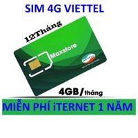 Sim Data 4G Viettel Gói Cước D500 - Sim Chất lượng cao