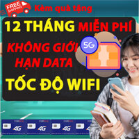 SIM DATA MOBIFONE MAX BĂNG THÔNG SIM 4G 1 NĂM 12MDT150 U1500 4G Vinaphone D219/MDT3TM/MDT50/12TK135