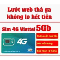 Sim Dcom 4G Viettel DC500 trọn gói 5GB/tháng miễn phí 1 năm, hết tộc độ cao vẫn vào được mạng