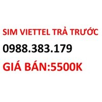 Sim đẹp 10 số viettel BT160