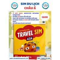 SIM DU LỊCH CHÂU Á 6GB/ 10 NGÀY