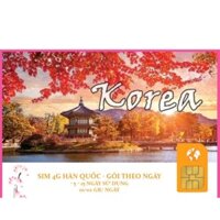 SIM DU LỊCH HÀN QUỐC GÓI NGÀY ( 5-15 NGÀY) - KÈM QUE CHỌC SIM