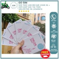 Sim Du Lịch Thái Lan 8 Ngày, 10 Ngày Full 4G Tốc Độ Cao