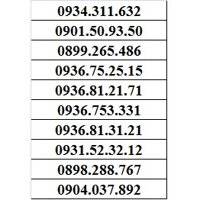 Sim free 3G - 4G Mobifone