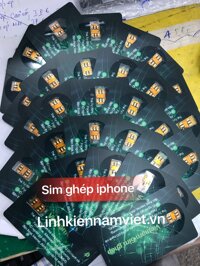 Sim ghép iPhone 5, 5S, 5C, 6, 6S, 7, 8 Plus (viêt nam sim ghép)