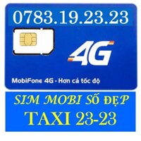 Sim giá rẻ taxi 23 23 giá chuẩn [sim mobi chính chủ]