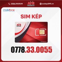 Sim Kép 330055 Mobifone Giá Rẻ - Khởi Đầu Viên Mãn, Phúc Đức Dồi Dào