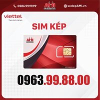 Sim Kép 998800 Viettel Đầu 096 Đẹp Giá Rẻ - Khởi Đầu Viên Mãn Mãi Phát Đạt