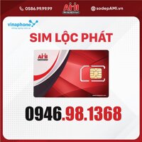 Sim Lộc Phát 1368 VinaPhone - Sinh Tài Lộc Phát, Trọn Đời Lộc Phát