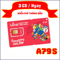 Sim Local Mobifone MAX DATA - 3GB/ ngày. TẶNG ngay tháng đầu tiên.