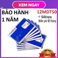 Sim Mobi 4G 12MDT50 tặng 5GB/ngày lướt web xêm phim thả ga tốc độ cao giá rẻ