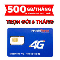 SIM MOBI TRỌN GÓI 6 THÁNG KHÔNG CẦN NẠP TIỀN SIÊU DATA 500GB TỐC ĐỘ CAO SỬ DỤNG MỖI THÁNG ( 3000GB/ 6 THÁNG)