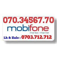 Sim mobifone 0703456770