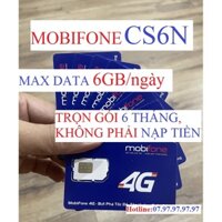 Sim MobiFone 4G CS3N-CS6N 6 GB/ngày trọn gói 3-6 tháng