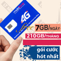 Sim mobifone Siêu Hot Nhiều Data 4G Sayme Gói Bigme 210Gb/tháng 7GB / Ngày Chỉ 125k