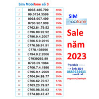 Sim Mobifone số đẹp 3