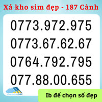 Sim Mobifone số đẹp Giá rẻ, Sim điện thoại trả trước Đầu số 09, 079, 07 sảnh 567, ABAB [FREE đăng ký chính chủ + Esim]