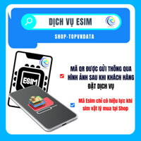 Sim QR ESim Vinaphone , Cài Đặt ESim Cho Các Gói Cước VD149 , TD49 , VD4M , BIG50Y , D159 ,U1500