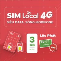 SIM siêu data Local Lộc Phát mobifone giá gói cước rẻ nhất, 3GB/ngày, rất phù hợp học sinh - sinh viên
