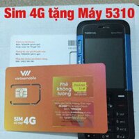 Sim số 4G tặng máy điện thoại 5310