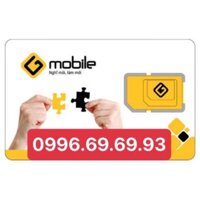 Sim số đẹp Gmobile, 3 phím đẹp dễ nhớ .