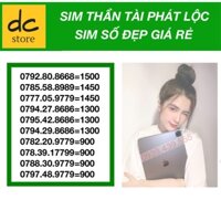 SIM SỐ ĐẸP SIM PHÁT LỘC 8686 THẦN TÀI 779