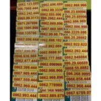 Sim số đẹp viettel trả trước