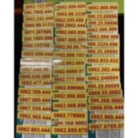 Sim số đẹp viettel trả trước
