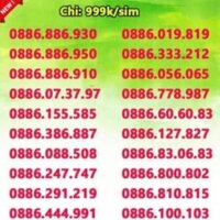 Sim số đẹp Vinaphone đồng giá 1000k