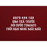 SIM TRẢ TRƯỚC 4G VIETTEL GÓI CƯỚC TOMATO