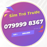 Sim Trả Trước Mạng Mobifone 4G/ 5G Sim Số Đẹp Dễ Nhớ Phong Thuỷ 079999 8367-STT 79