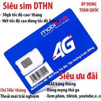 Sim Truy Cập Max Data Của Mobifone. Gia Hạn Chỉ 50k/tháng