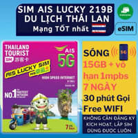 Sim vật lý và  Esim du lịch Thái Lan DTAC, AIS (nhà mạng tốt nhất Thái Lan)