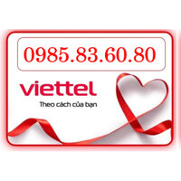 Sim Viettel 09 trả trước nguyên kit đăng ký chính chủ,  mã số 018