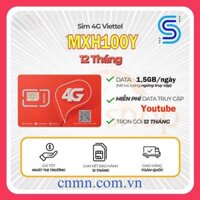 Sim Viettel 4G MXH100Y