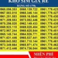 [SIM VIETTEL 4G] SIM GIÁ RẺ VIETTEL - XẢ KHO SIM VIETTEL