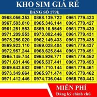 [SIM VIETTEL 4G] SIM GIÁ RẺ VIETTEL - XẢ KHO SIM VIETTEL