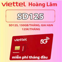 Sim Viettel 5G chuyên mạng, SD125