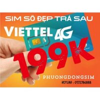 Sim Viettel Chọn Số Đẹp Trả Sau Cam Kết 12 tháng