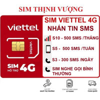 Sim Viettel Đăng Ký Tin Nhắn SMS Gói S10 - S5 - S3