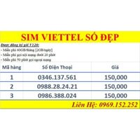 Sim Viettel giá rẻ, lướt web siêu khỏe