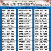 Sim viettel số đẹp đồng giá 200k PL2