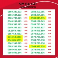 Sim Viettel Số Đẹp Giá Rẻ 4G Vào Mạng Nhanh ️🏅 Sim Trả Sau Miễn Phí 1000 Phút Gọi - Không Cước Thuê Bao Tháng ️🏅